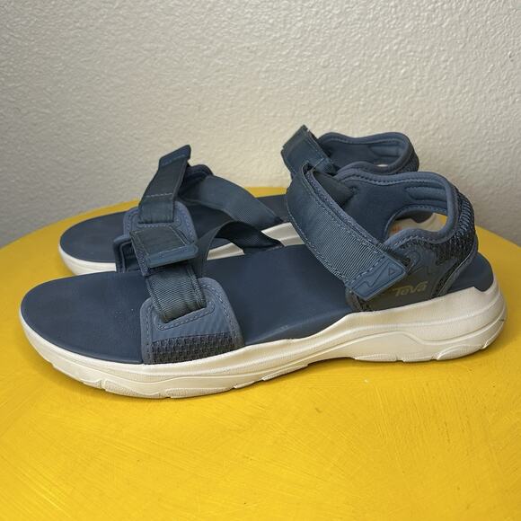 TEVA MENS 10 ORION BLUE 1124049 ZYMIC TRAVEL SPORT OUTDOOR ADVENTURE SANDALS - Picture 1 of 14